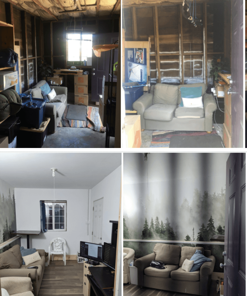 A house project in progress